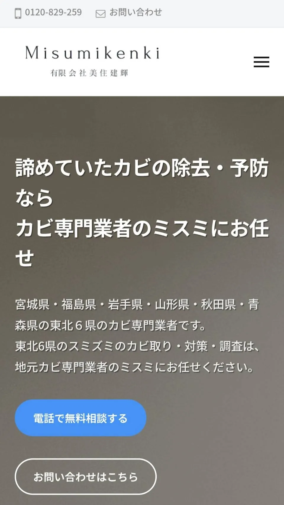 青森県で注目されるカビ専門業者「㈲美住建輝（ミスミ）」の特徴
