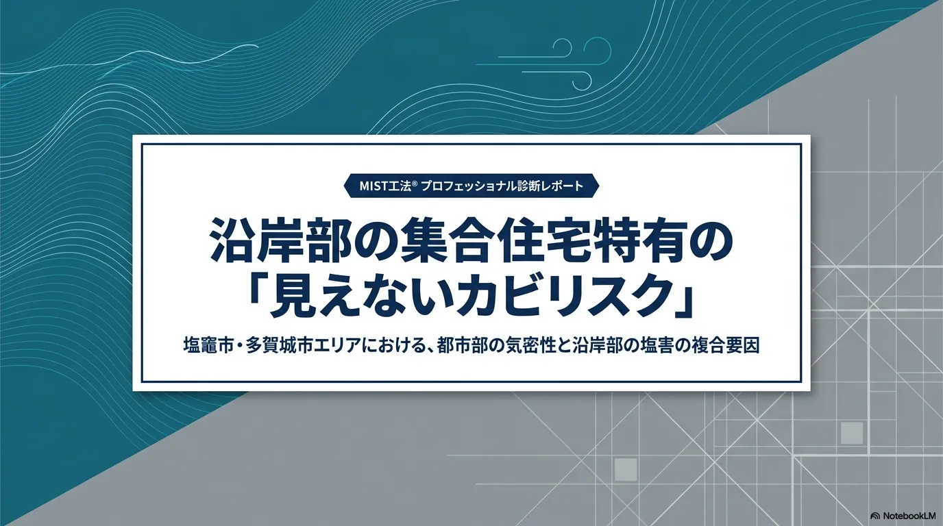 沿岸部の集合住宅特有の気密とカビの関係とは？塩竈市・多賀城市エリア編沿岸部の集合住宅特有の気密とカビの関係とは？塩竈市・多賀城市エリア編